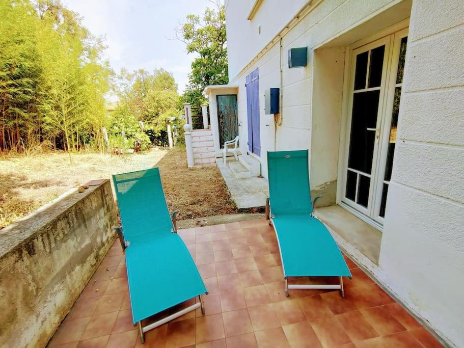 Maison De Charme A 200 Bord De Mer, Terrasse, Jardin- Lesclesdenicole Le Pradet Exteriör bild